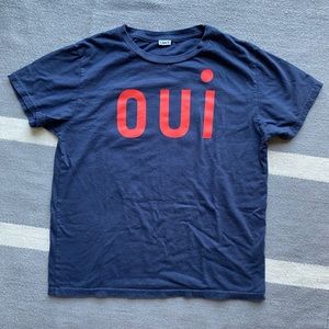 Oui tee by Clare V.